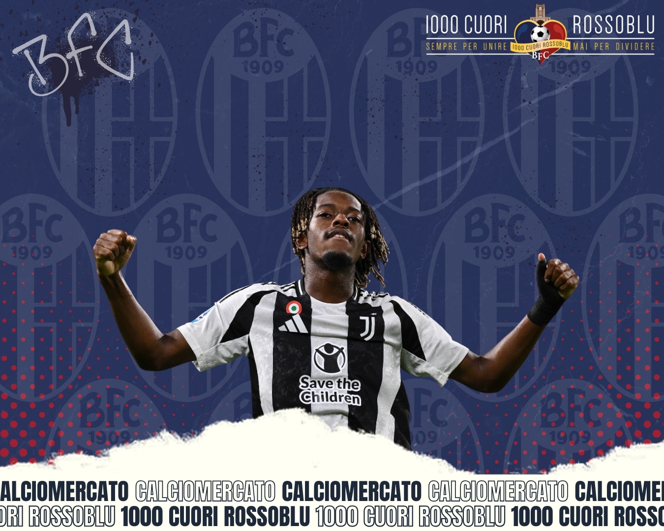 Samuel Mbangula, Calciomercato Bologna (© 1000 Cuori Rossoblù)