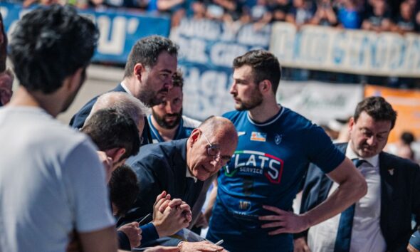 Coach Attilio Caja (©Fortitudo Flats Service Bologna)