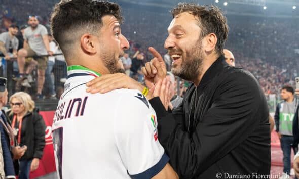 Cesare Cremonini con Orsolini (© Damiano Fiorentini)