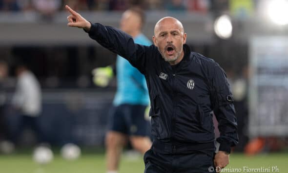 Vincenzo Italiano, allenatore del Bologna (© Damiano Fiorentini)