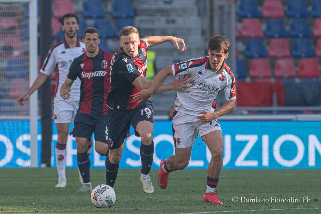 Lewis Ferguson in Bologna-Genoa (©Damiano Fiorentini)