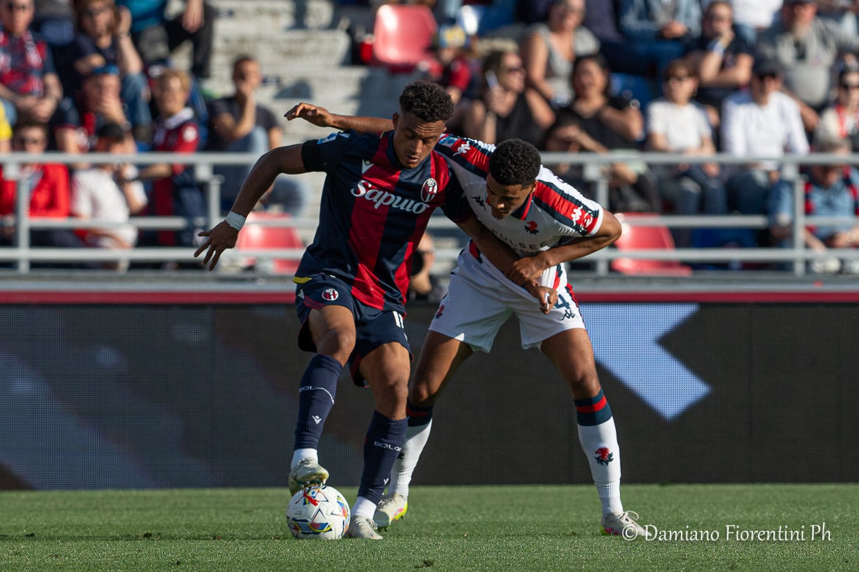 Ndoye in Bologna-Genoa (@Damiano Fiorentini)