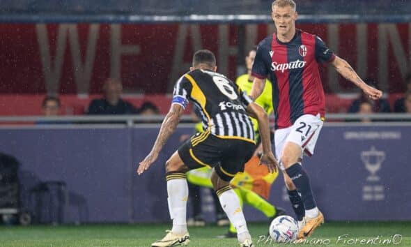 Odgaard in Bologna-Juventus 2023/24