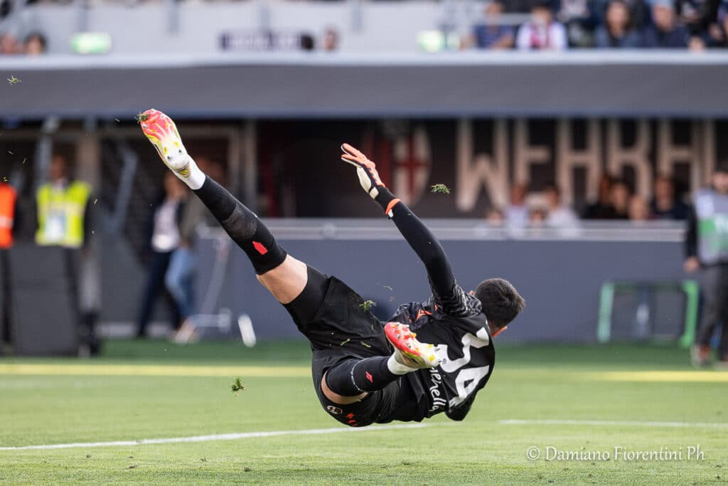 Federico Ravaglia in Bologna-Genoa (@Damiano Fiorentini)