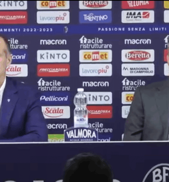 Saputo e Sartori durante la presentazione del DS