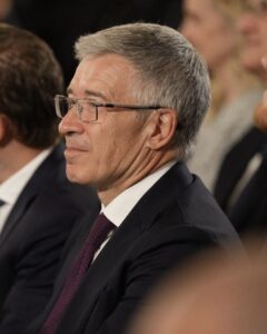 L'AD rossoblù Claudio Fenucci al Quirinale