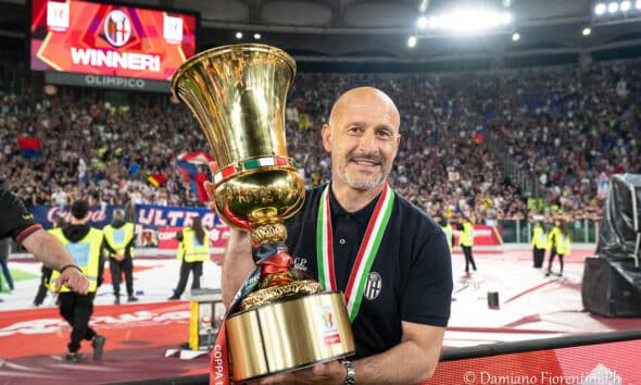 Vincenzo Italiano, allenatore del Bologna (© Damiano Fiorentini)