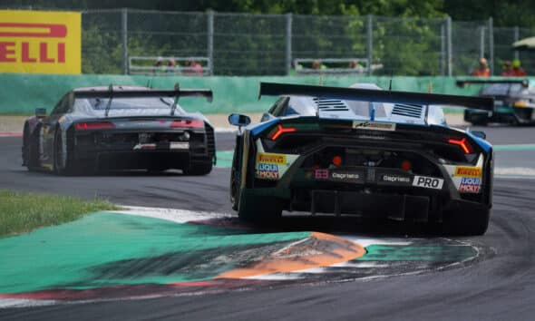 lamborghini #63 gtwce monza 2025 qualifiche