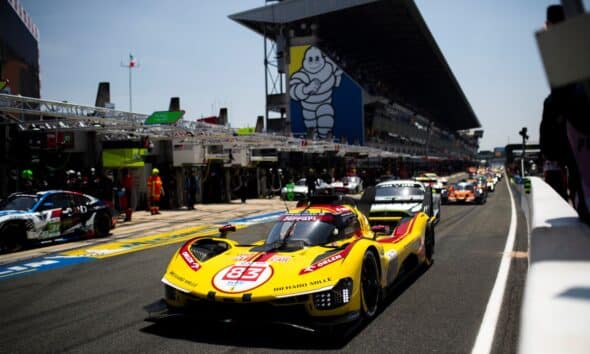La Ferrari # 83 di AF Corse in azione a Le Mans (© DPPI -ACO)