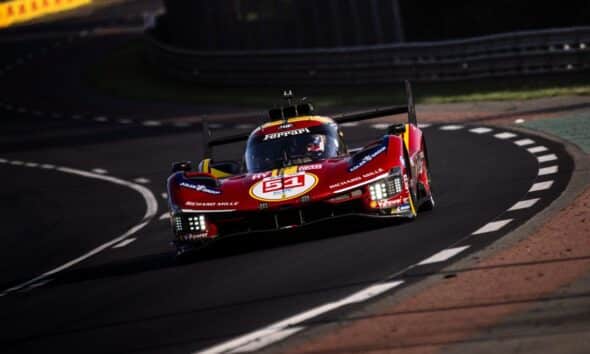 La Ferrari 499P #51 in azione a Le Mans (© DPPI - ACO)