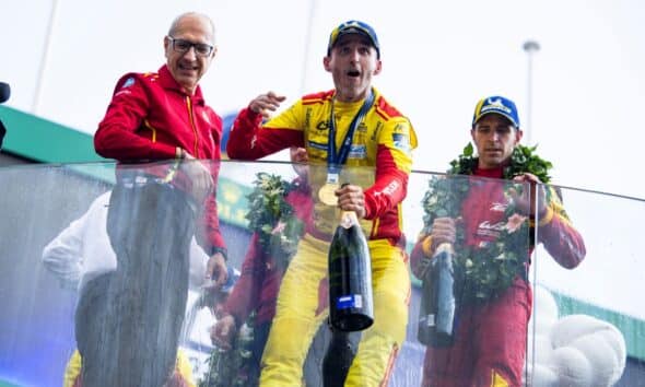 Robert Kubica, vincitore della 24 Ore di Le Mans 2025 (© DPPI - ACO)