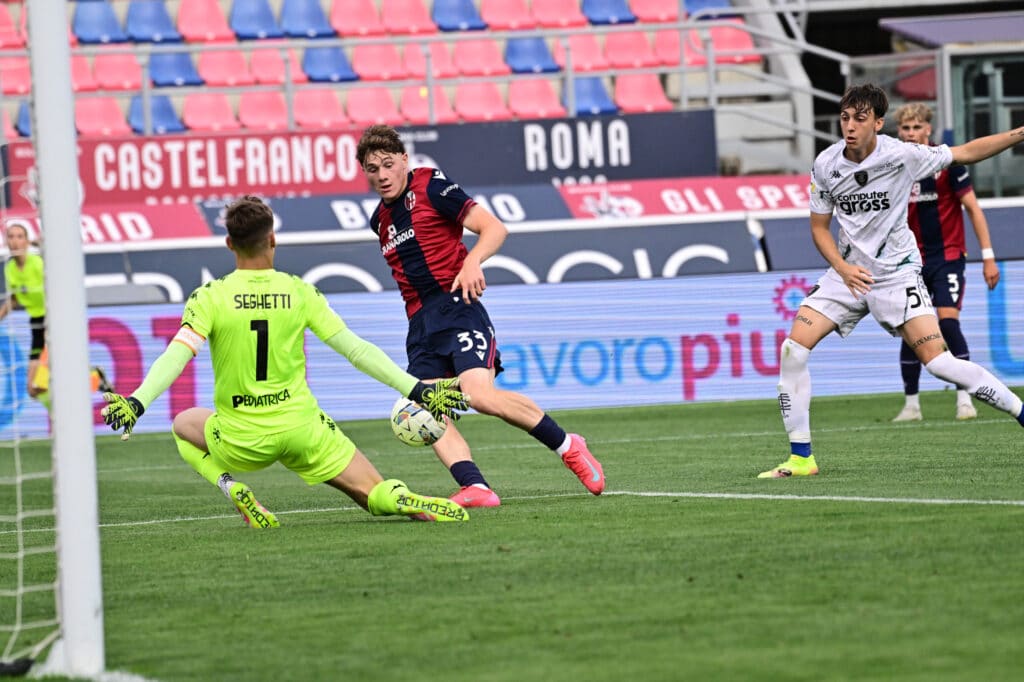 Francesco Castaldo, Bologna Primavera (©ufficio stampa Bologna FC 1909)
