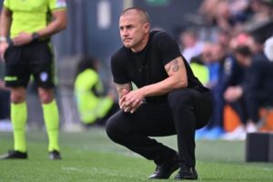 Fabio Cannavaro durante la sua esperienza sulla panchina dell'Udinese (@Udinese)