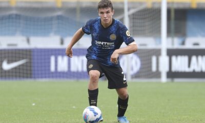 Mattia Zanotti con la maglia nerazzurra (© Inter)
