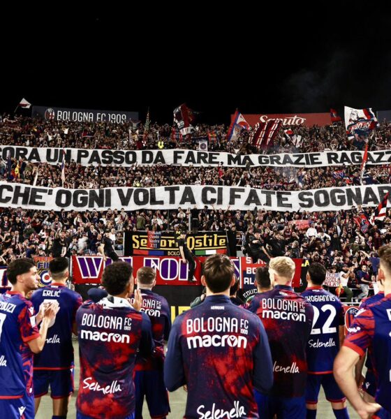 Il Dall'Ara festeggia (©Bologna Fc 1909)