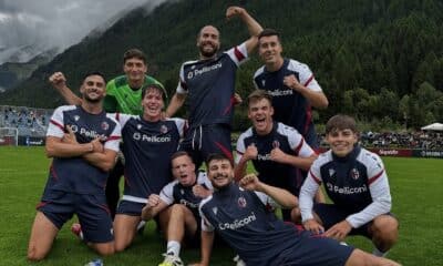 I ragazzi del Bologna in ritiro a Valles (© Bologna FC 1909)
