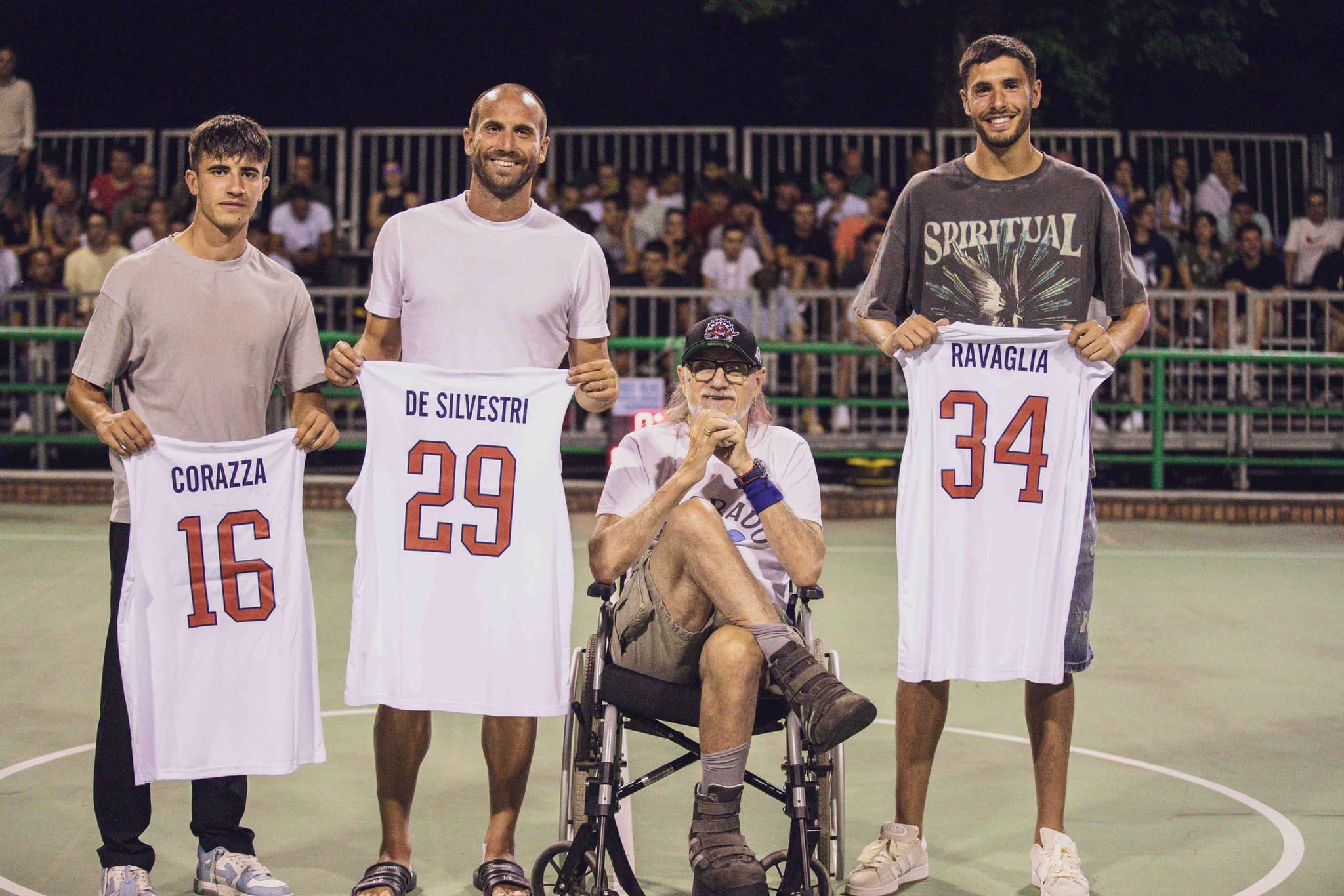 Corazza, De Silvestri e Ravaglia insieme ad Andrea Tattini (@ Torneo Giardini Margherita)