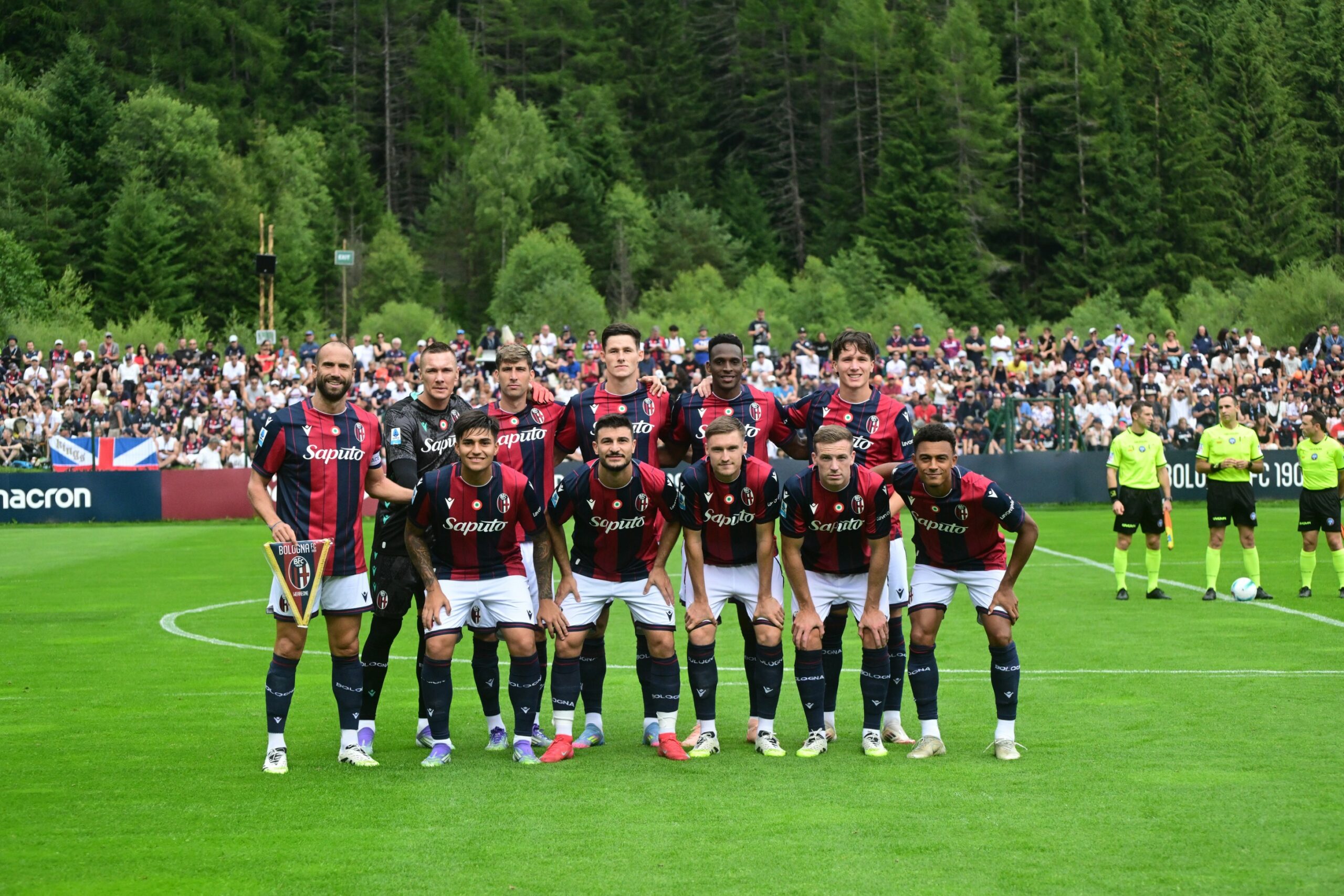 La formazione titolare del Bologna in campo contro la Virtus Verona (@Bologna Fc 1909)