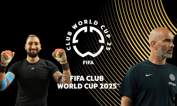 Gianluigi Donnarumma ed Enzo Maresca, avversari questa sera nella finale del Mondiale per Club (© 1000cuorirossoblù)