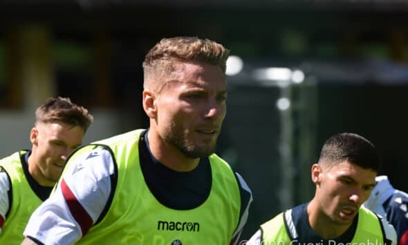 Ciro Immobile durante il ritiro del Bologna a Valles (©Ilaria Matteuzzi 1000 Cuori Rossoblù)