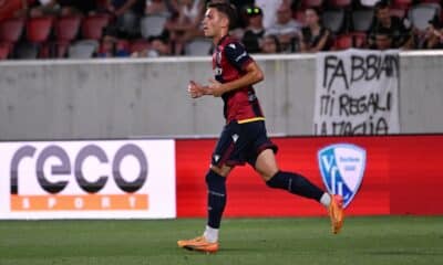 Antonio Raimondo in maglia rossoblù (© Bologna FC 1909)