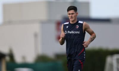 Martin Vitik assente in Bologna-Cremonese (© Bologna FC 1909)