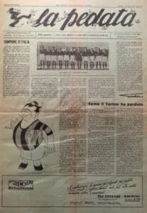 La caricatura su La Pedata ( © percorsodellamemoriarossoblu.it)