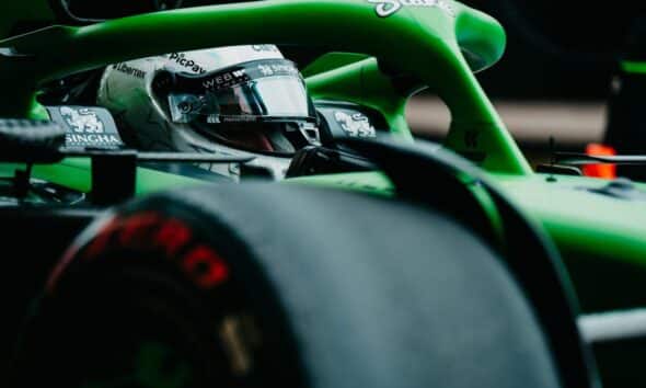 Nico Hulkenberg sul podio di Silverstone