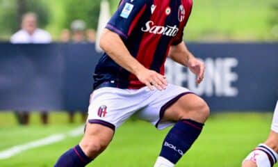 Orsolini autore di un gol nell'amichevole odierna (@Bologna Fc 1909)