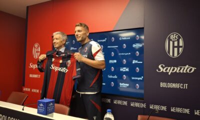 Calciomercato - La conferenza stampa di presentazione di Ciro Immobile, neoacquisto del Bologna (©1000cuorirossoblù)