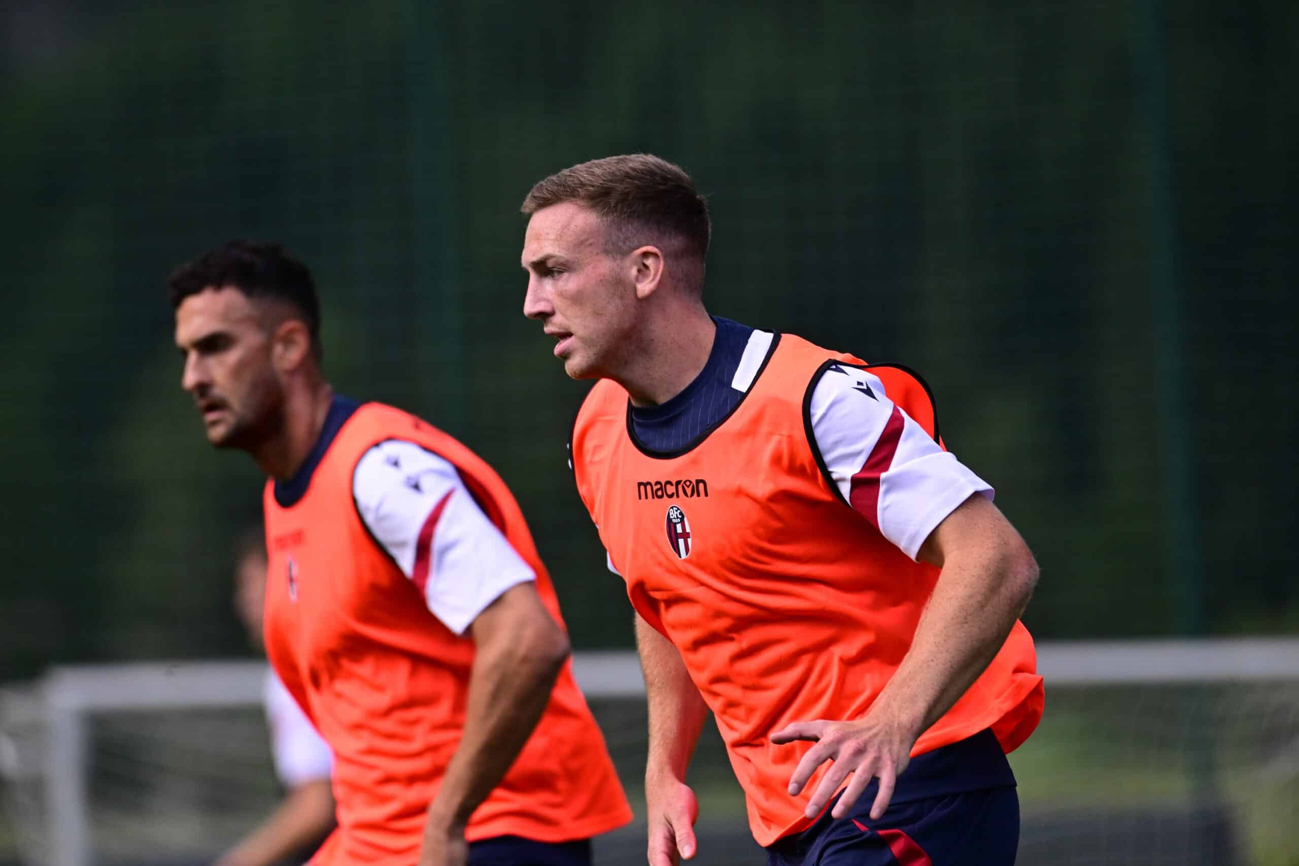 I rossoblù in allenamento oggi a Valles