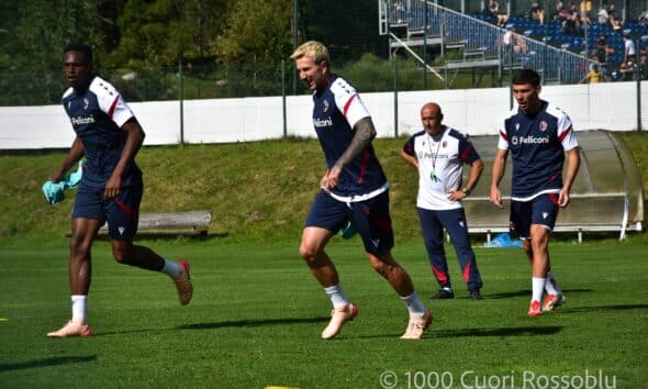 Il Bologna si allena a Valles (©Ilaria Matteuzzi 1000 Cuori Rossoblù)