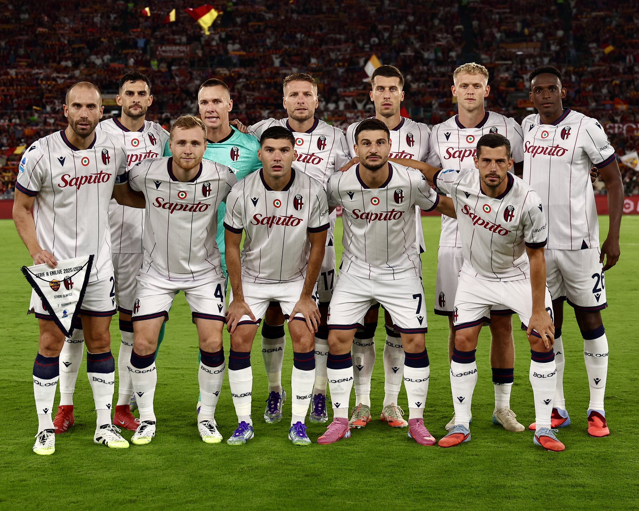 L'undici titolare di Roma-Bologna (© Bologna FC)