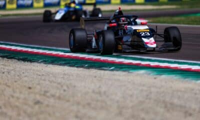 Enzo Deligny in pista a Imola