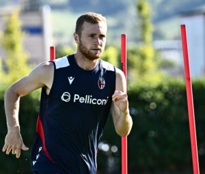 Tommaso Pobega in allenamento