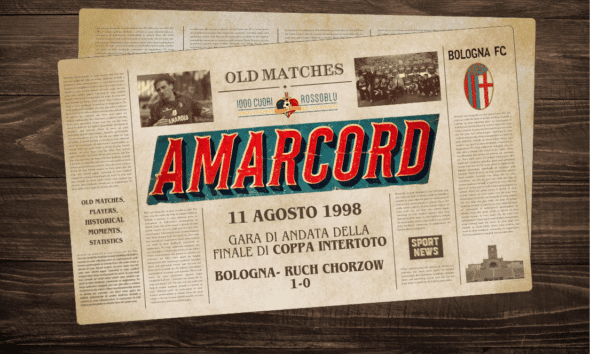 27 anni fa la gara di andata nella Finale di Coppa Intertoto: Bologna – Ruch Chorzow 1-0 (© 1000Cuorirossoblù)