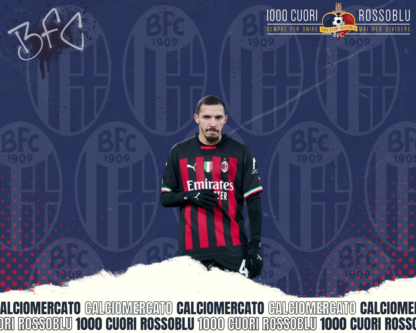 Calciomercato Bologna - Ismael Bennacer (© 1000 Cuori Rossoblù)