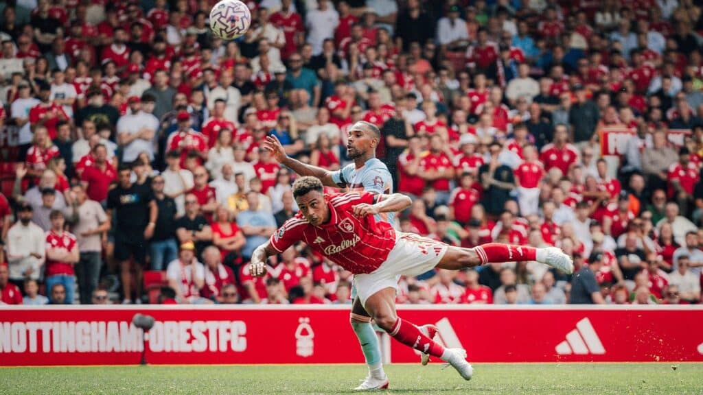 Il gol di Dan Ndoye in Nottingham Forest-Brentford (© Nottingham Forest official website)
