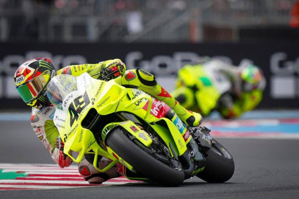 Fabio Di Giannantonio a Balaton, con Morbidelli sullo sfondo