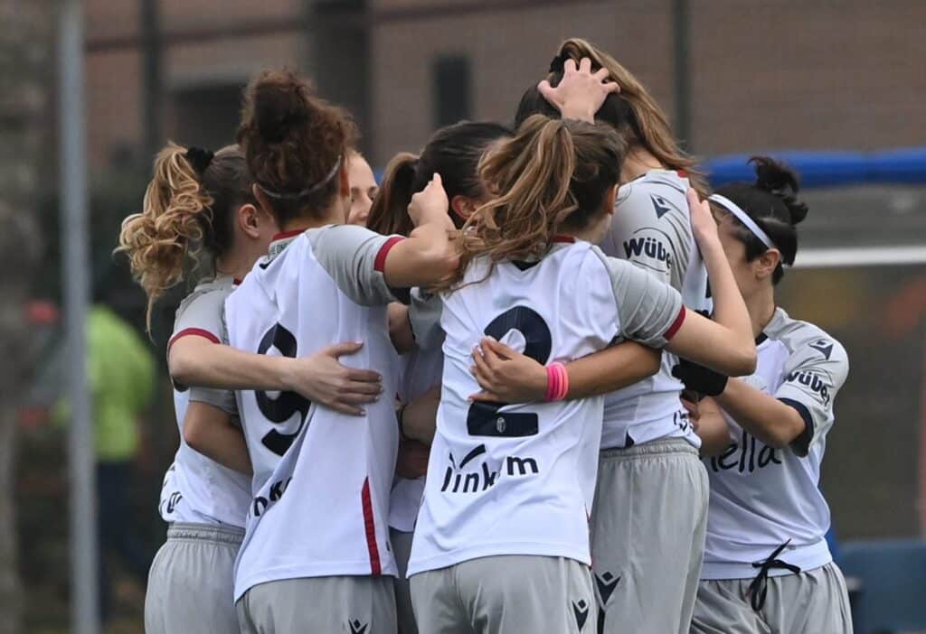 Festeggiamento Bologna Femminile 2020-21