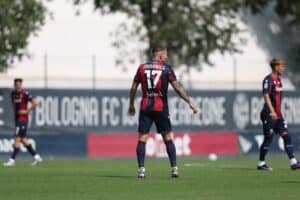 Ciro Immobile con la maglia del Bologna
