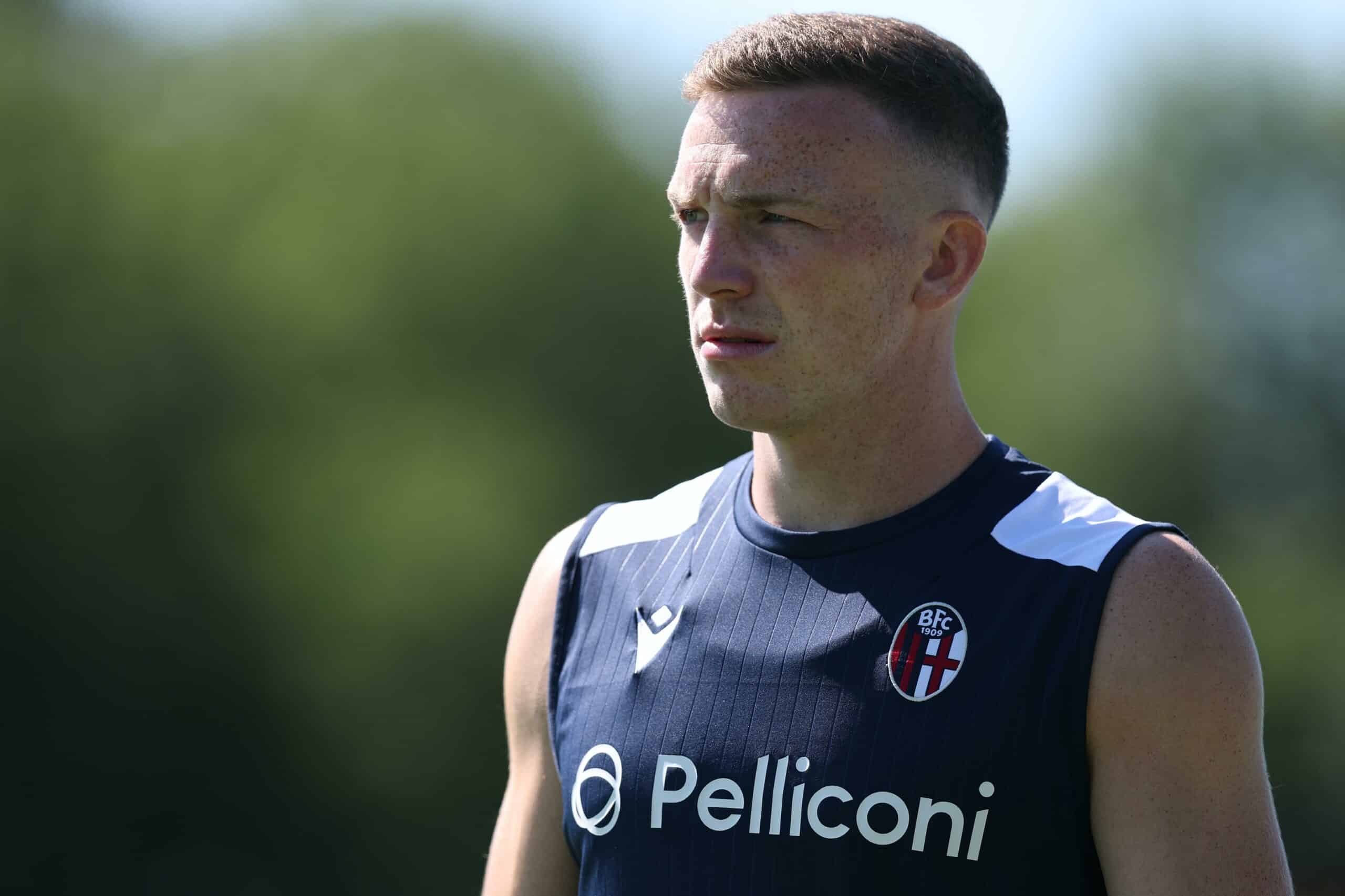 Lewis Ferguson in allenamento (© Bologna FC 1909)