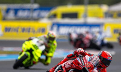 Marc Marquez in pista a Balaton