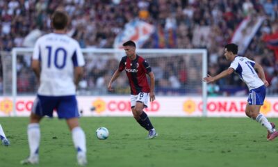 Nikola Moro in Bologna-Como (© Bologna FC 1909)