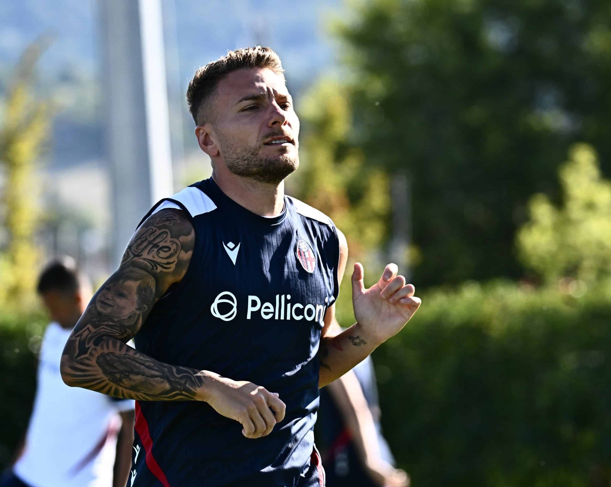 Radio Casteldebole, Ciro Immobile in allenamento con il Bologna (©Bologna FC 1909)