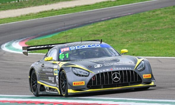 La #61 Mercedes-AMG Iron Lynx vincitrice a Imola