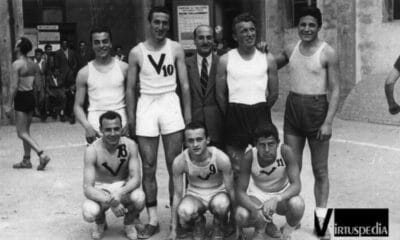 Virtus Pallacanestro Quinta puntata. Una rara immagine della Virtus in Santa Lucia