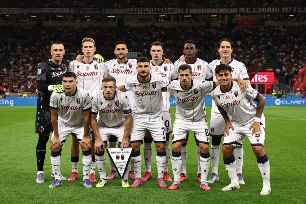 La formazione rossoblù per Milan-Bologna (© Bologna FC 1909)