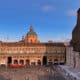 View of Piazza Maggiore from Torre dell'Orologio. On the background the two towers, on the right the Basilica of San Petronio-Lepore (© Ilaria Matteuzzi - 1000cuorirossoblù)