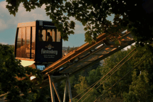 La funicolare che porta a Schlossberg (© Schlossberg-Bahn official website)